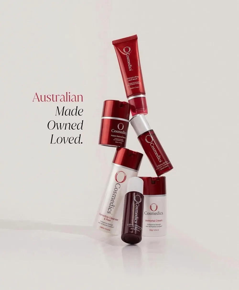 O Cosmedics skincare products